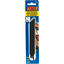 ARTU 6 In. Carbide Grit Reciprocating Saw Blade 01810