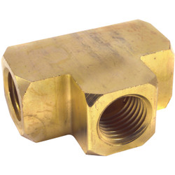 Forney 1/4 In. NPT Brass Female Air Hose Tee 75363