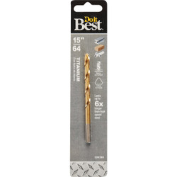 Do it Best 15/64 In. Titanium Drill Bit 219461DB