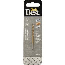 Do it Best 3/32 In. Titanium Drill Bit 218301DB