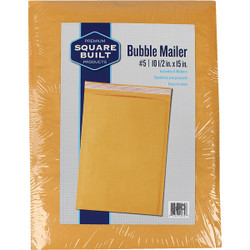 Square Built 10.5 In. x 15 In. #5 Bubble Mailer (5-Pack) SBA55BM