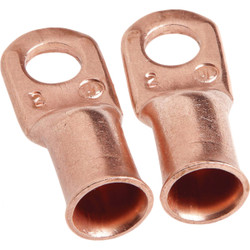 Forney #2 Cable x 5/16 In. Stud Copper Cable Lug (2-Pack) 60094