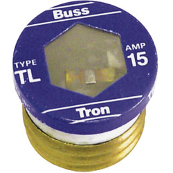 Bussmann 15A BP/TL Time-Delay Plug Fuse (3-Pack) BP/TL-15