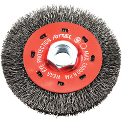 Forney 4 In. Crimped 0.012 In. Angle Grinder Wire Wheel 72788