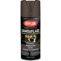 Krylon Camouflage 11 Oz. Ultra-Flat Spray Paint, Brown K04292777