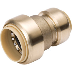 ProLine 1 In. PF x 3/4 In. PF Brass Push Fit Coupling 6630-054