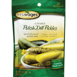 Mrs. Wages Quick Process 6.5 Oz. Polish Dill Pickling Mix W623-J7425