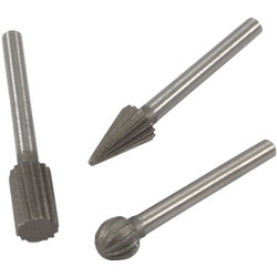 Forney 3 pcs Rotary File Set 60224