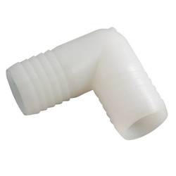 Anderson Metals 1/4 In. Barb 90 Deg. Nylon Elbow (1/4 Bend) 53765-04 Pack of 10