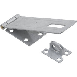 National 6 In. Galvanized Non-Swivel Safety Hasp N102780