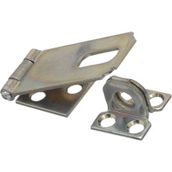 National 2-1/2 In. Zinc Non-Swivel Safety Hasp N102145