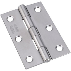National 3 In. Stainless Steel Narrow Tight-Pin Hinge (2-Pack) N348995