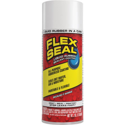 FLEX SEAL 2 Oz. Mini Spray Rubber Sealant, White FSWHTMINI
