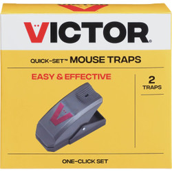 Victor Quick-Set Mechanical Mouse Trap (2-Pack) M137B