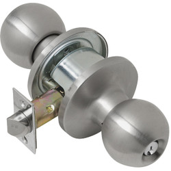 Tell Satin Stainless Steel Entry Door Knob  CL100053