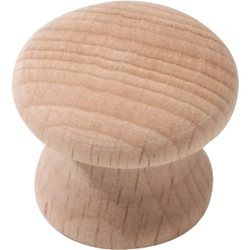 Laurey Au Natural Wood Round 1 In. Cabinet Knob 33201