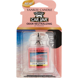 Yankee Candle Car Jar Ultimate Car Air Freshener, Pink Sands NW1238122