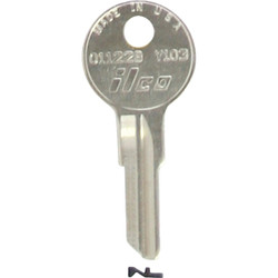 ILCO Yale Nickel Plated House Key, Y103 / O1122B (10-Pack) AL2830222B