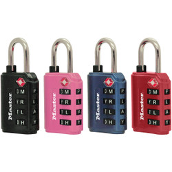 Master Lock 1-3/8 In. WORD Combination Luggage Lock (TSA-Accepted) 4691DWD