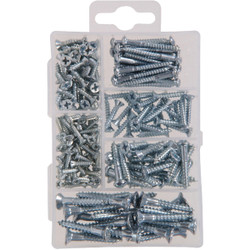 Hillman The Fastener Center Steel Wood Screw Assortment Kit (199 Pcs.) 130206