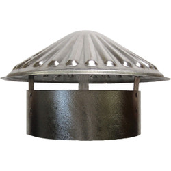 S & K Galvanized Steel 8 In. x 11 In. Vent Pipe Cap D-288