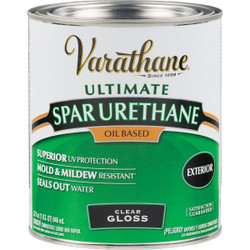 Varathane Gloss Clear Exterior Spar Urethane, 1 Qt. 9241H