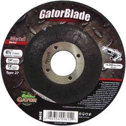 Gator Blade Type 27 4-1/2 In. x 1/4 In. x 7/8 In. Metal Cut-Off Wheel 9615