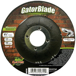 Gator Blade Type 27 4-1/2 In. x 1/4 In. x 7/8 In. Masonry Cut-Off Wheel 9614