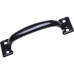 National 5-3/4 In. Black Utility Door Pull N116830