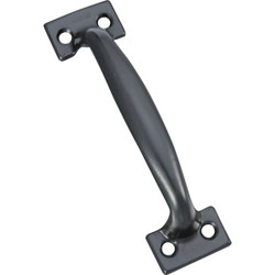 National 6-1/2 In. Black Utility Door Pull N116699