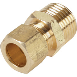 Do it 1/2 In. x 1/2 In. Brass Male Union Compression Adapter 458383