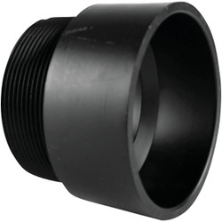 Charlotte Pipe 2 In. Hub x MPT Male ABS Adapter ABS 00109  1000HA
