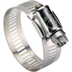 Ideal 3 In. - 5 In. All Stainless Steel Marine-Grade Hose Clamp Pack of 10