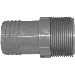 Boshart 1-1/2 In. MPT x 1-1/2 In. Insert Polypropylene Hose Adapter Pack of 5