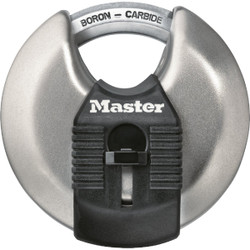 Master Lock Magnum 2-3/4 In. W. Stainless Steel Discus Keyed Alike Padlock M40KA