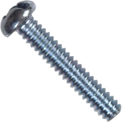 Hillman #10 24 tpi 2-1/2 In. Round Head Combination Machine Screw (100 Ct.)