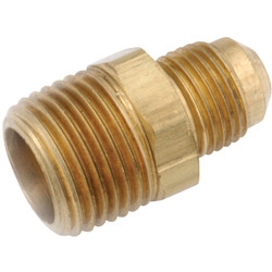 Anderson Metals 5/16 In. x 1/4 In. Brass Male Flare Connector Pack of 10