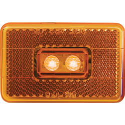 Peterson Rectangle Amber Clearance Light V170A