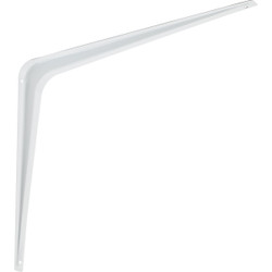 National Hardware 12 In. D. x 14 In. H. White Steel Shelf Bracket N245-779