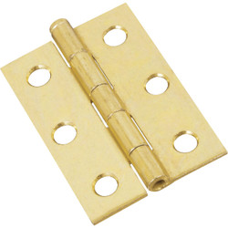 National Hardware 2-1/2 In. Brass Loose-Pin Narrow Hinge (2-Pack) N141-960
