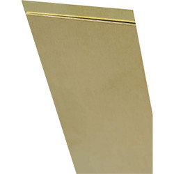 K&S 4 In. x 10 In. x .005 In. Brass Sheet Stock 250