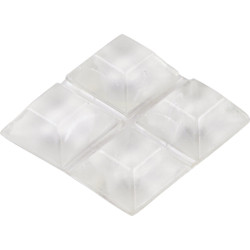 Do it 1/2 In. Square Opaque Furniture Bumpers, (9-Count) 227285