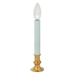 J Hofert Brass Incandescent Electric Candle with Sensor 4809