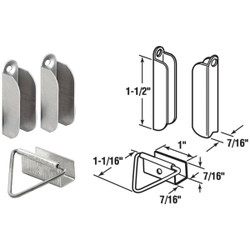 Prime-Line 7/16 In. Mill Hanger & Latch (2-Pack) PL7760