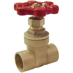 ProLine 1 In. S x 1 In. S Brass Solder Gate Valve 100-455NL