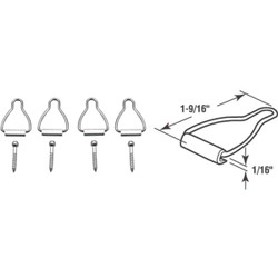 Prime-Line Spline Channel Bail Latch (4-Pack) PL7768