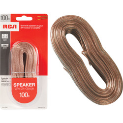 RCA 100 Ft. 24/2 Stranded Speaker Wire AH100R