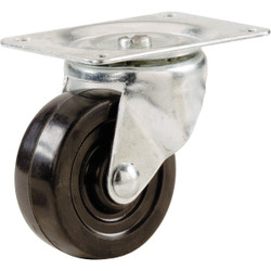 Shepherd 1-1/2 In. General-Duty Soft Rubber Swivel Plate Caster 9489