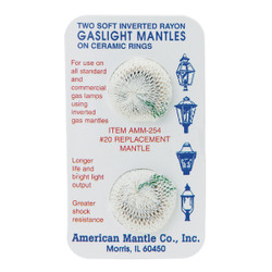 American Mantle Soft Inverted Gas Light Mantle (2 Count) 254