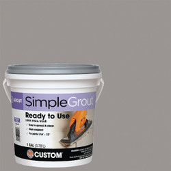 Custom Building Products Simplegrout Gallon Delorean Gray Sanded Tile Grout